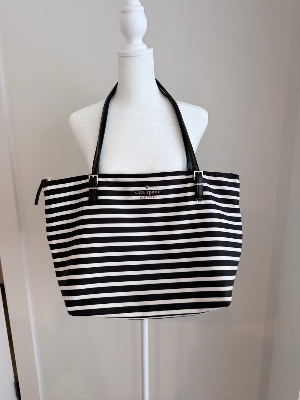 Kate Spade New York Watson Lane Maya Striped Nylon Tote Bag